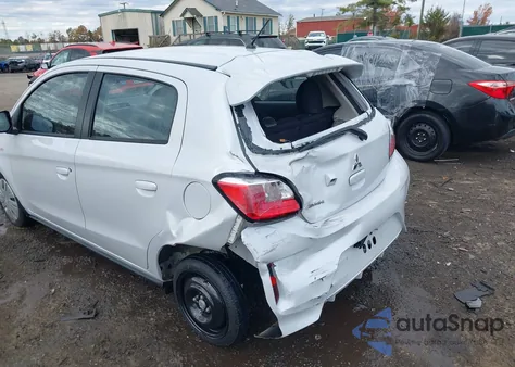 2024 Mitsubishi Mirage Es/Le z USA, uszkodzony, nr VIN ML32AUHJ7RH015512